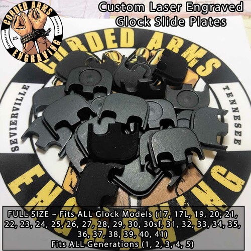 Psalm 62:6 - Glock Rear Slide Plate Back Plate for Full SizedGlocksGen1-5 - Bild 2 von 7