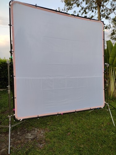 12'x12' 3.6x3.6m Silks Softens Light White Silk Diffusion/Overhead Butterfly - Picture 10 of 12