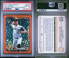 2024 Topps Update Paul Skenes Orange Crackle Foil Board /299 PSA 10 Gem Mint