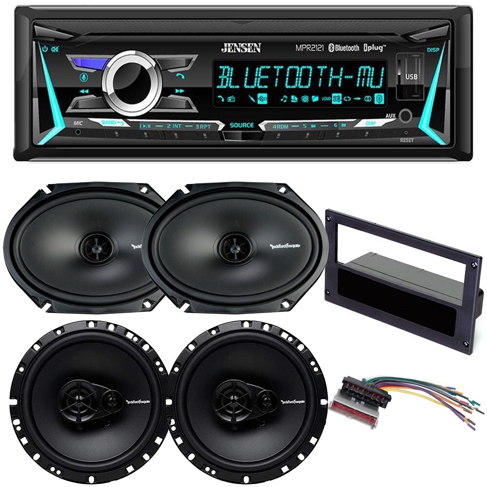 Am/fm Radio & Speaker Package For 1987-1993 Ford Mustang