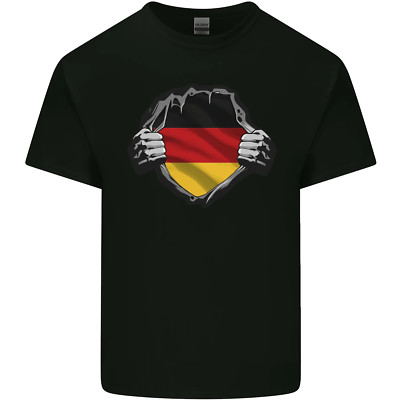 Deutsche Flagge gerissen zerrissen Turnhalle Deutschland Kinder T-Shirt Kinder