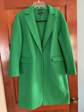 Topshop Neon Green Overcoat (6)