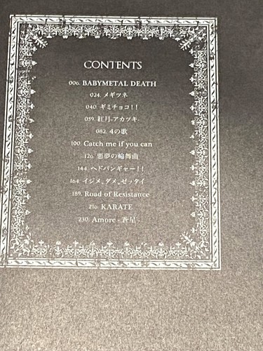 Babymetal Live Score Selection Japan Band Score Book Guitar Tab - Picture 5 of 12
