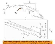 Chevrolet GM OEM 14-16 Impala Exterior-Rear-Molding Trim Right 22795509