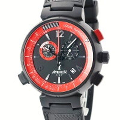 Louis Vuitton Tambour Chronograph America's Cup Limited Q101A Wristwatch Used - Picture 1 of 6