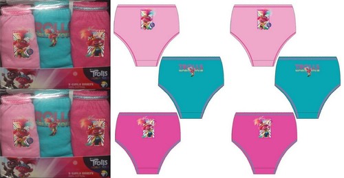 3 x SLIP/KNICKERS PAIA RAGAZZE 100% COTONE - 18 mesi-10 anni - Foto 99 di 101