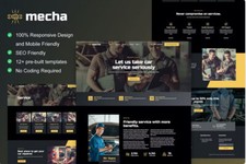 Kit de plantillas Elementor para reparación de automóviles y servicio automático - Mecha