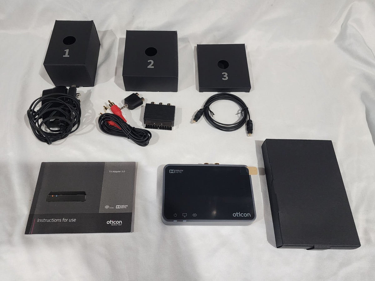 Oticon TV Adapter 3.0 TVA3 for Parts or Repair for sale