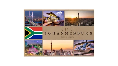 NETWORK TELEX City of Johannesburg Fridge Magnet