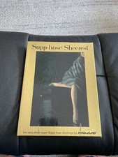 1 Pair Vintage Boxed Mojud garter stockings Flat Knit 8 1/2-9 Demure