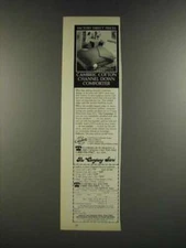 1986 The Company Store Cambric Cotton Channel Down Comforter Ad