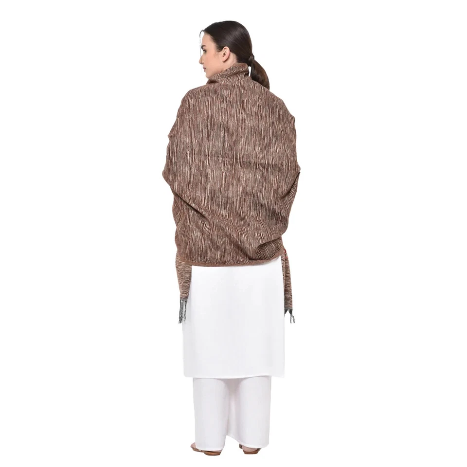 Sciarpa donna pashmina cashmere paisley lana indiana scialle caldo stola avvo... - Immagine 4 di 4