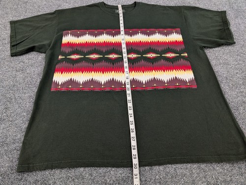 PENDLETON T Shirt Men's XL Green Aztec Colorful Graphic Southwest Short Sleeve - Picture 7 of 7