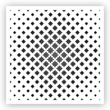 Pattern 13 Stencil - Choose a Size - Laser-Cut Reusable Plastic