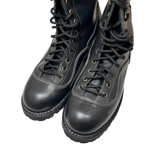 EMBOSSY Men's Logger Lace Up Boots Vibram Sole Motorcycle New Size 41/8 - Picture 5 of 14