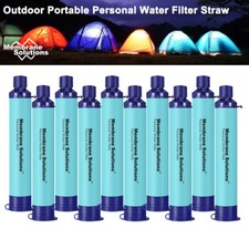 5000L Personal Water Filter Portable,BlueWater Filtration Straw,Outdoor Survival