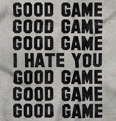 Funny Good Game Sore Loser Sports Athlete Youth Crewneck T Shirts Boy or Girl - Picture 2 of 6