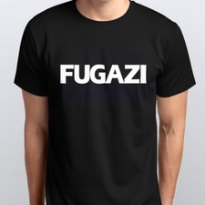 FUGAZI T-SHIRT sizes S M L XL XXL colours Black, White   