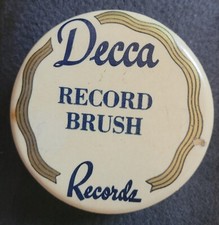 Vintage Decca Record Brush