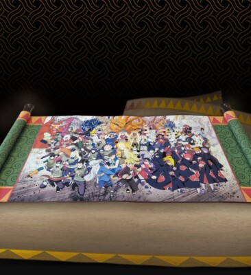 Naruto X Boruto Ultimate Ninja Storm Connections Collector's Art Scroll New