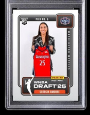 Georgia Amoore 2025 PANINI DRAFT NIGHT GRADED GEM-MT 10 ROOKIE #6 . Presale