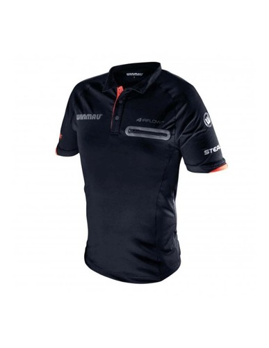 WINMAU Pro-Line Dart-Shirt Weiß - Professionelles Polo Für Dartsport