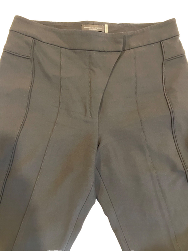 narcise rodriguez black high waisted stretch straight pants 40 6 8 - Picture 4 of 5