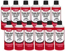 CRC 05078-12PK Throttle Body & Air Intake Cleaner, 12 fl. oz, 12 Pack
