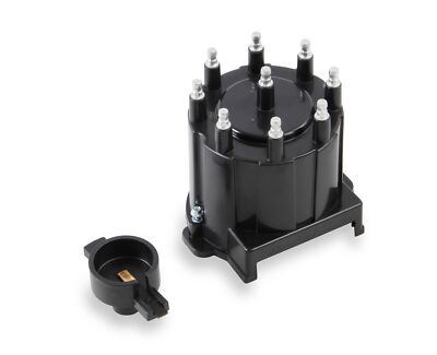 Accel 8139 Distributor Cap & Rotor Kit - HEI Style - Black