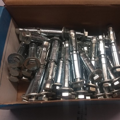 box of 50 RAWLPLUG M8 25L Safety Plus sleeve/shield anchor , rawl bolt fixing - Picture 5 of 5
