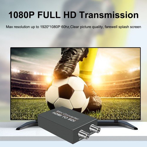 HDMI to SDI Converter SDI Audio VIDEO Adapter Audio BNC 1080P WITH 2 SDI - Picture 3 of 6