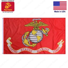 12 X 18 Marine Corps Flag - U.s. Made Marines Flag Officially Licensed 18x12 12 X 18 Marine Corps Flag - U.s. Made Marines Flag Officially Licensed 18x12