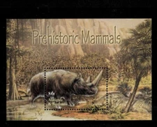 Antigua 2005 - Prehistoric Animals - Souvenir Stamp Sheet - Scott #2813 - MNH