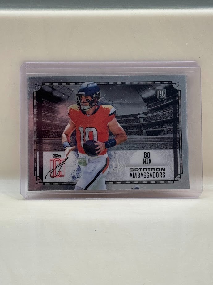 2024 Topps Signature Class - Gridiron Ambassadors Bo Nix #GA-4 (RC)