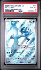 2025 POKEMON JTG EN-JOURNEY TOGETHER ILLUSTRATION RARE #161 ARTICUNO PSA 10 on eBay