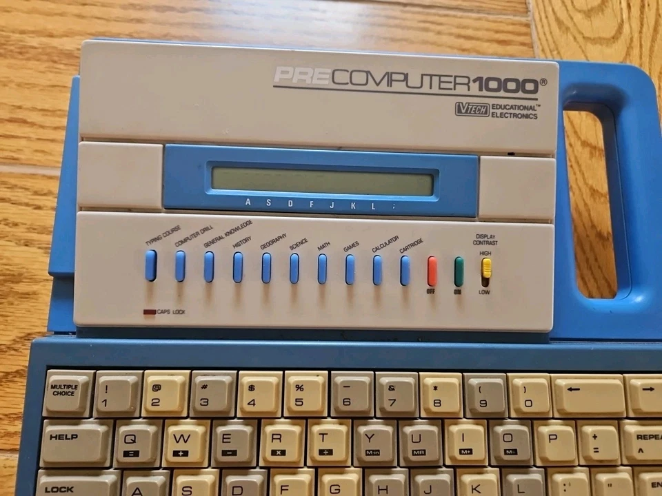 1988 Video Technology PreComputer 1000 VTech Educational Computer Vintage Works - Image 2 of 4