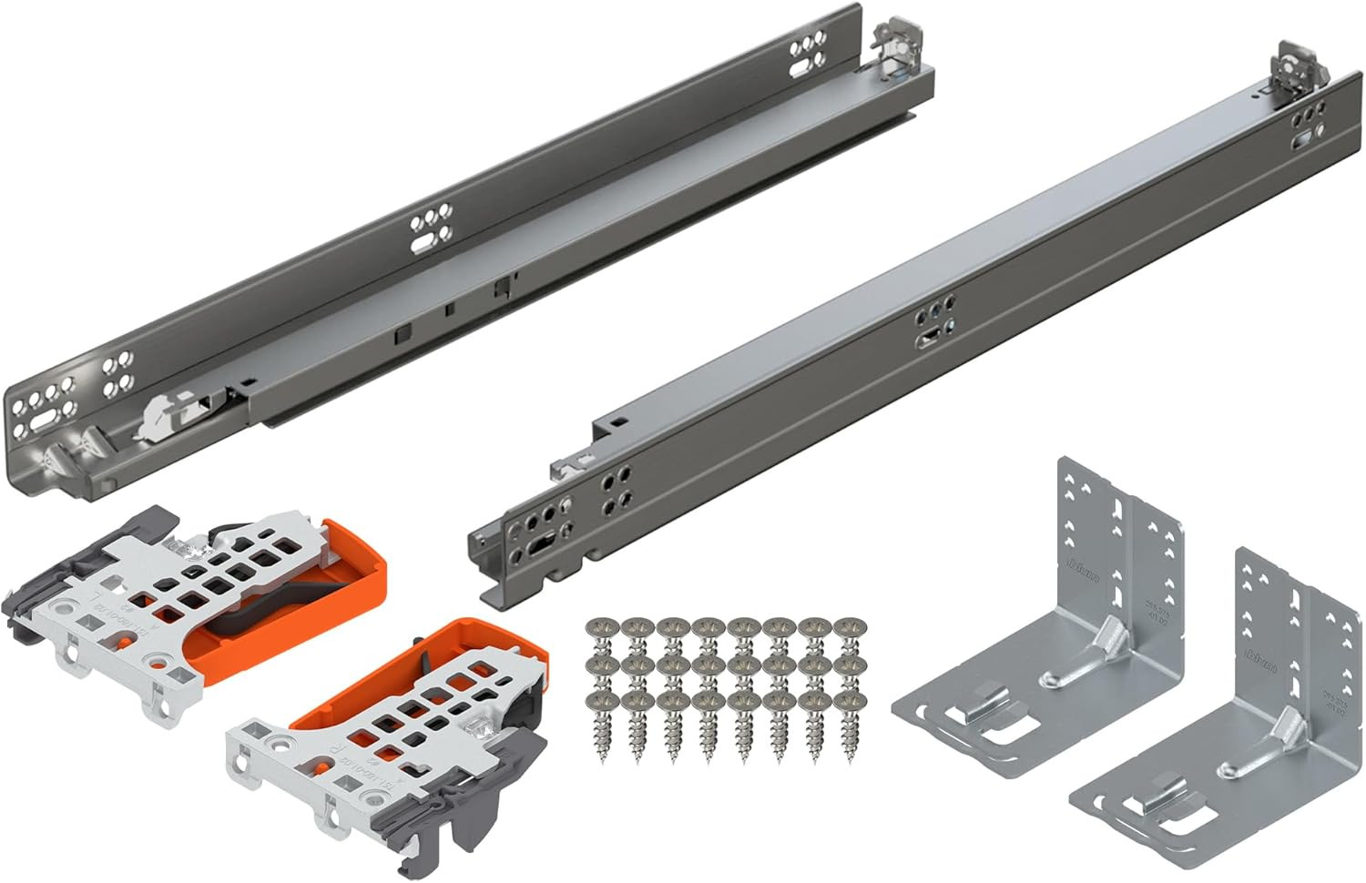 Tandem plus OTION Concealed Undermount Drawer Runner Kit (6 Pack), 21-Inch, Full