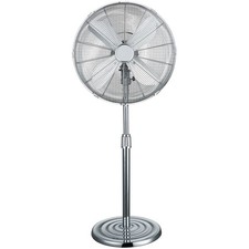 Challenge 16 Inch Pedestal Fan - Chrome - 3 Speed (No Frame Screw)