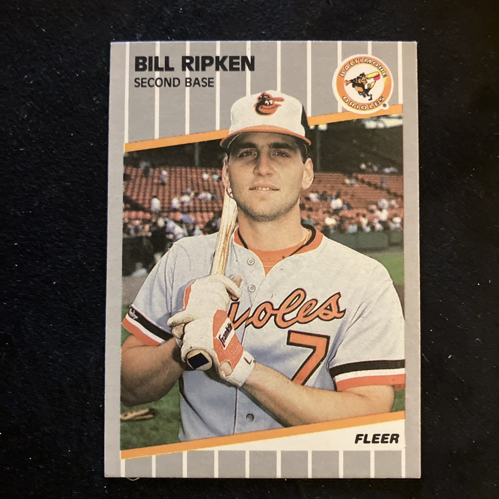 Bill Ripken 1989 Fleer #616E Black Box Baltimore Orioles