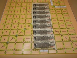 Pittsburgh Cincinnati Chicago St Louis Railroad Bond 9 Coupons Strip Vignette