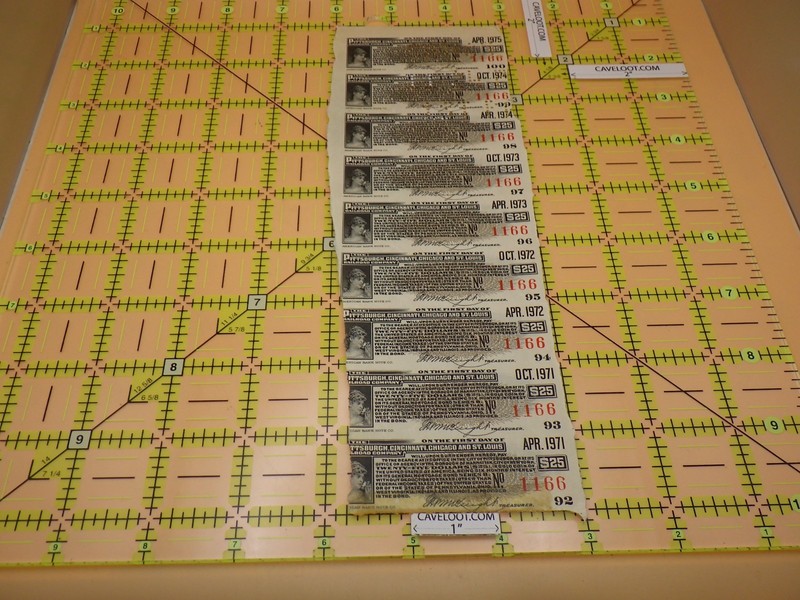 Pittsburgh Cincinnati Chicago St Louis Railroad Bond 9 Coupons Strip Vignette