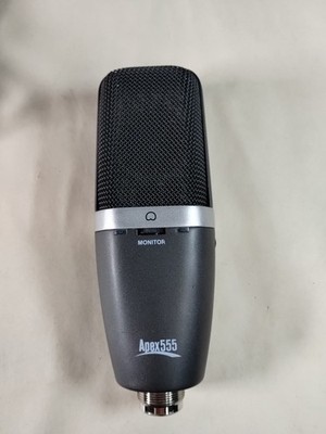 Apex 555 USB FET Side Address Microphone with Stand Mount Works Great