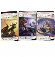 Legend of Drizzt Vol 8-10 Forgotten Realms Paperback Books