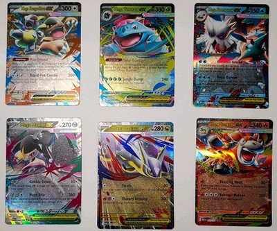 POKEMON TCG PHANTASMAL FLAMES MEGA EVOLUTION LOT OF 6 DOUBLE RARE EXs ALL NM+
