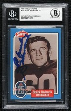 BAS 1988 Swell Football Greats Hall of Fame Chuck Bednarik BGS Authentic HOF 8d2