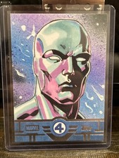 2026 Topps Finest Fantastic Four Silver Surfer 1/1 Skethograph - Dan Riveron