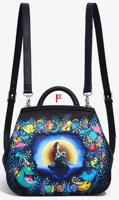 Loungefly Disney Little Mermaid Ariel Sea Animals Moonlight Rock Mini ...