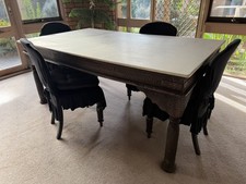  Vintage Marble Dining Table