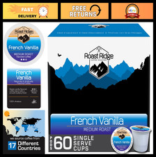 Medium Roast French Vanilla Coffee Pods for K-Cup Brewers, 60 Count - Single Ser