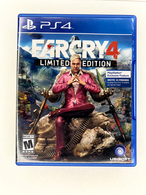 Far Cry 4 Limited Edition (PlayStation 4, 2014) SONY PS4 TESTED CIB